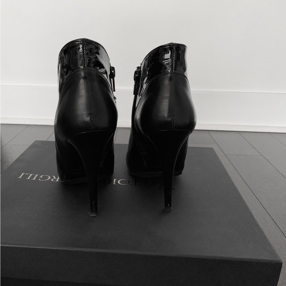 Designer Shoes | Leather Booties | Size 7 | Made in Italy | VITTORIO VIRGILI - Picture 4 of 8